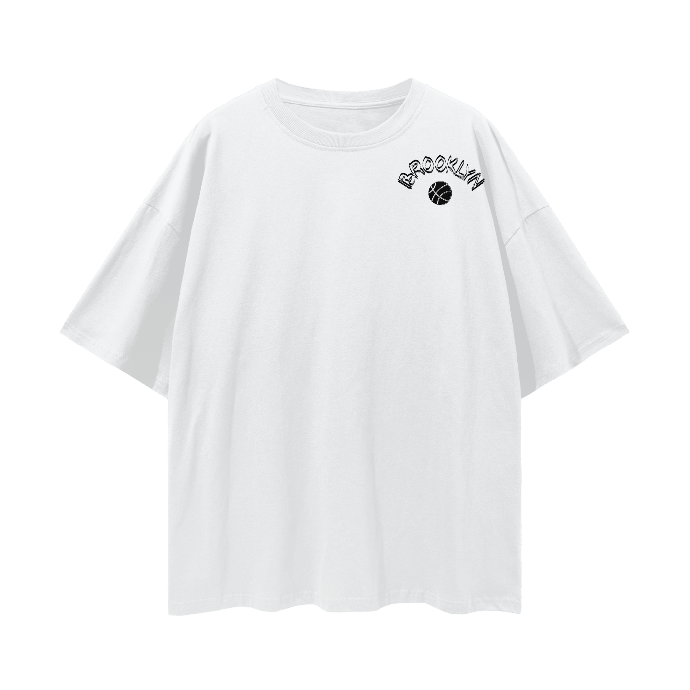 "Premiere League" - Brooklyn: Oversize Deep Drop Shoulder Tee - 190 GSM