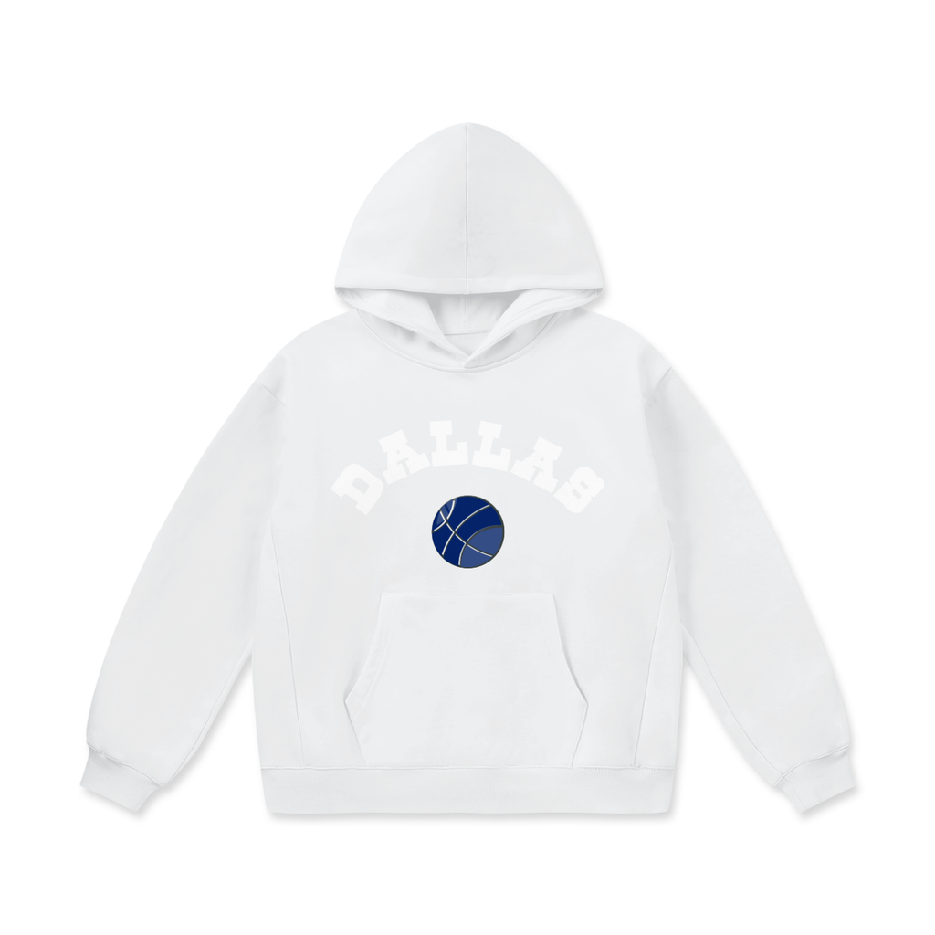 Premiere League Hoops "Dallas": Oversize Heavyweight Fleece Hoodie