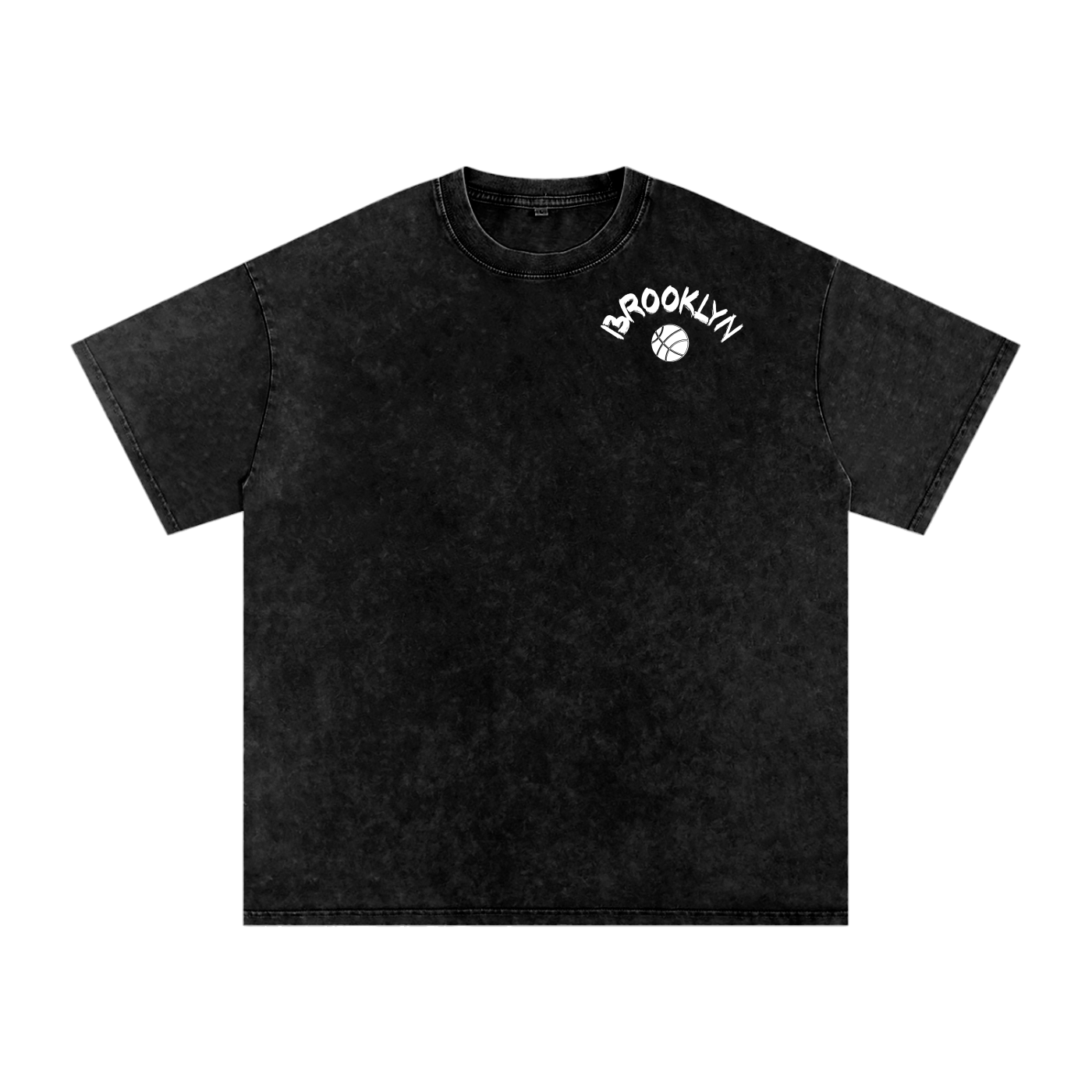 "Premiere League" - Brooklyn: Snow Washed Oversized Cotton T-Shirt