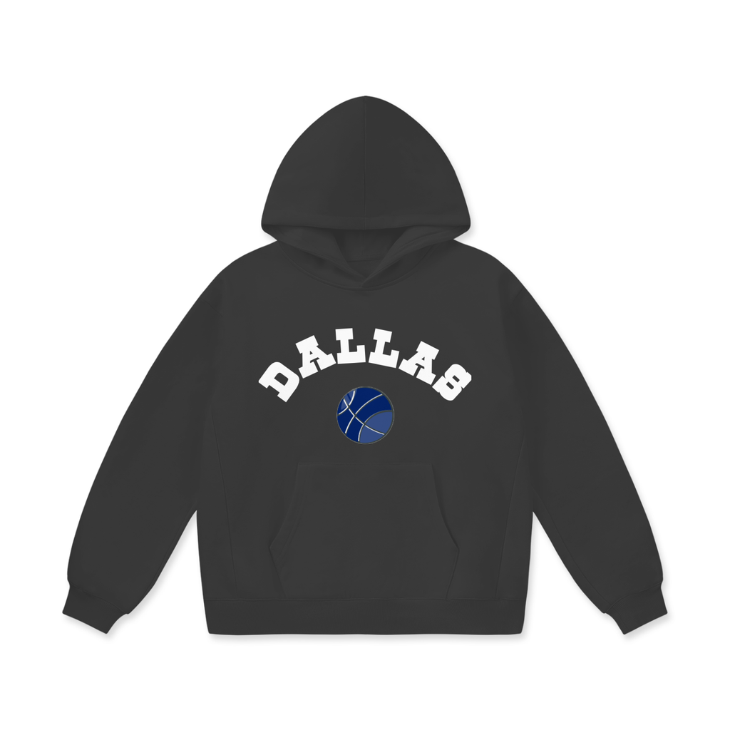 Premiere League Hoops "Dallas": Oversize Heavyweight Fleece Hoodie