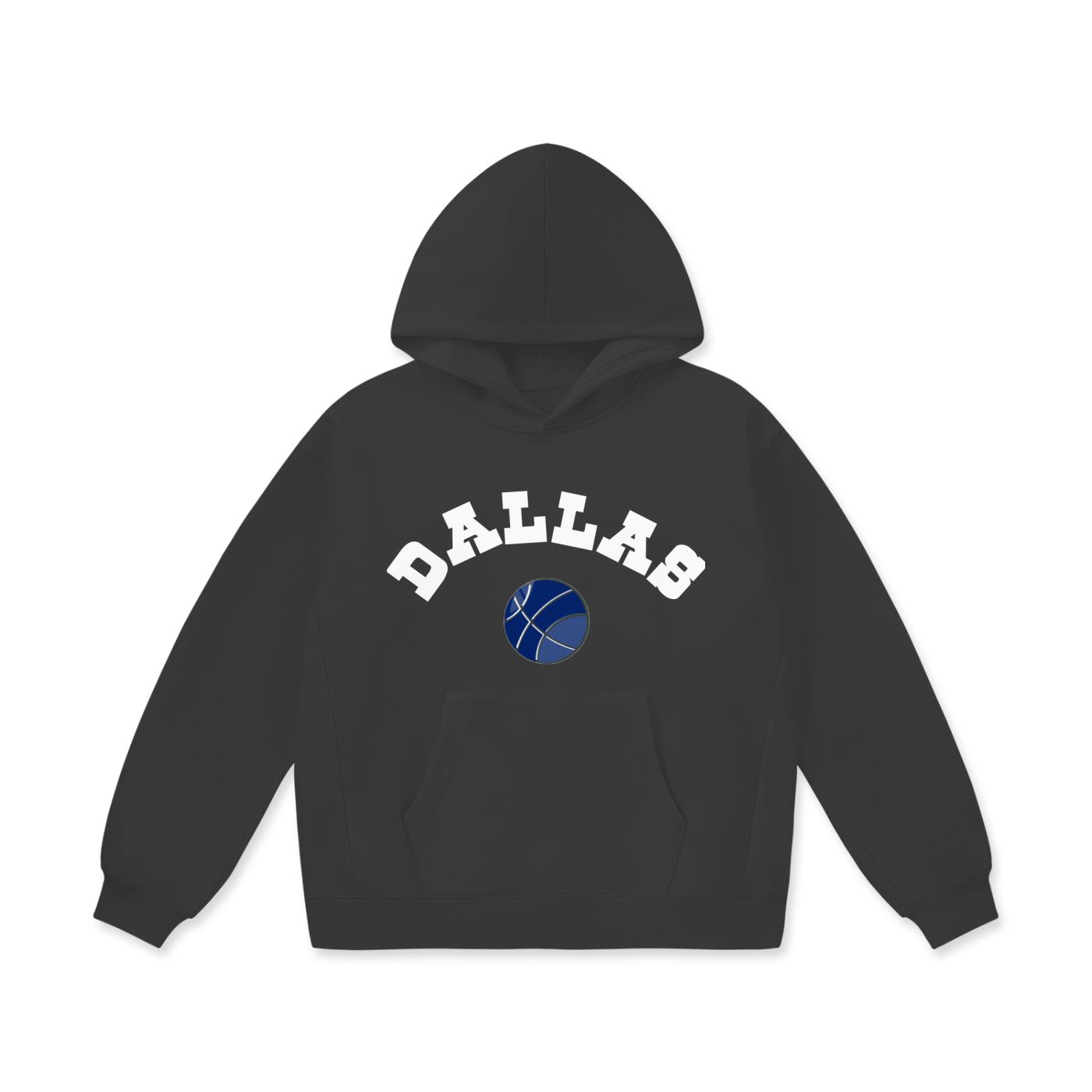 Premiere League Hoops "Dallas": Oversize Heavyweight Fleece Hoodie